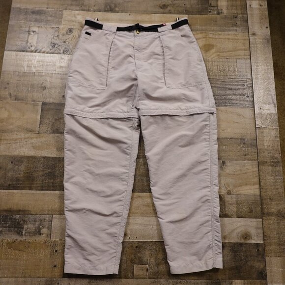 The North Face Convertible Pants Men’s XL Gray Zip-Off Hiking Trail Outdoor - Picture 1 of 13